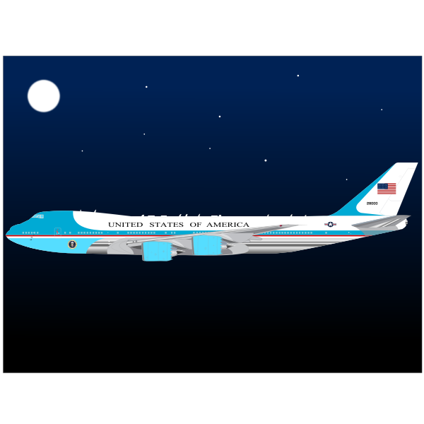 SVG 747 Air force One