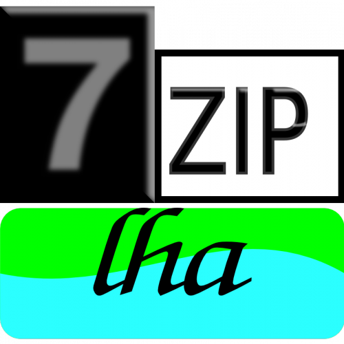 SVG 7zip Classic-lha