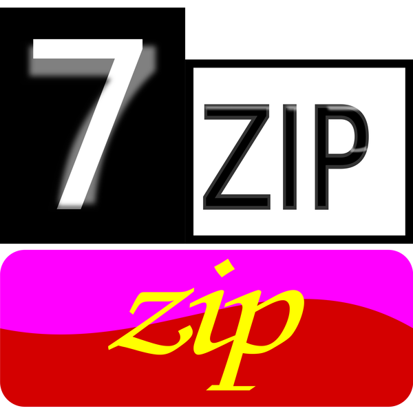 SVG 7zip Classic zip