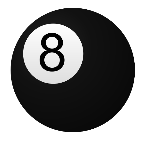 SVG 8 ball