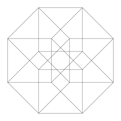 SVG 8 squares illusion