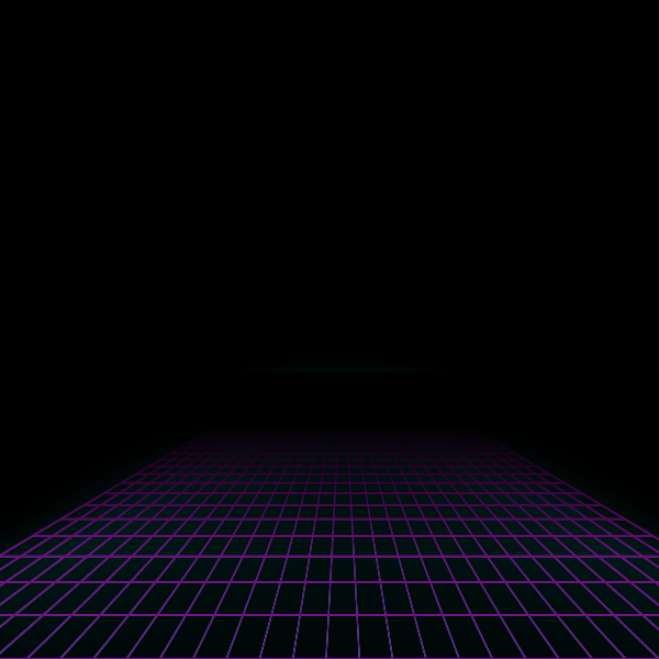 SVG 80s neon grid