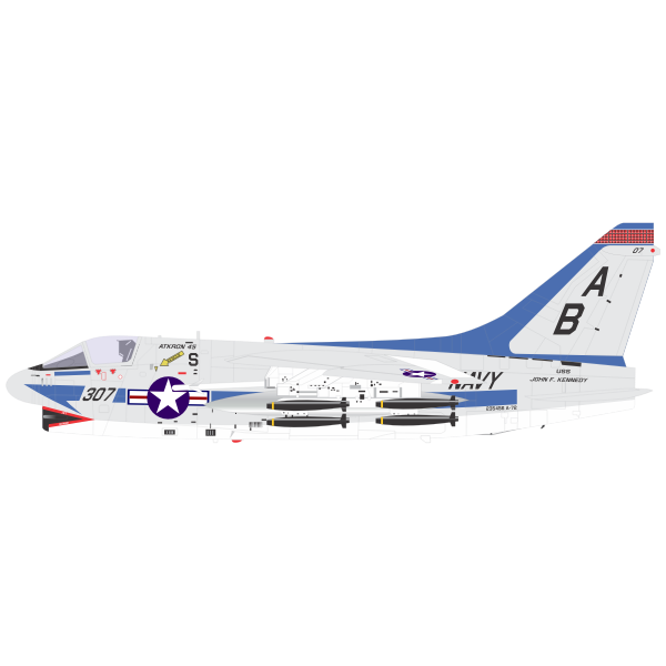 SVG A-7 Corsair II airplane