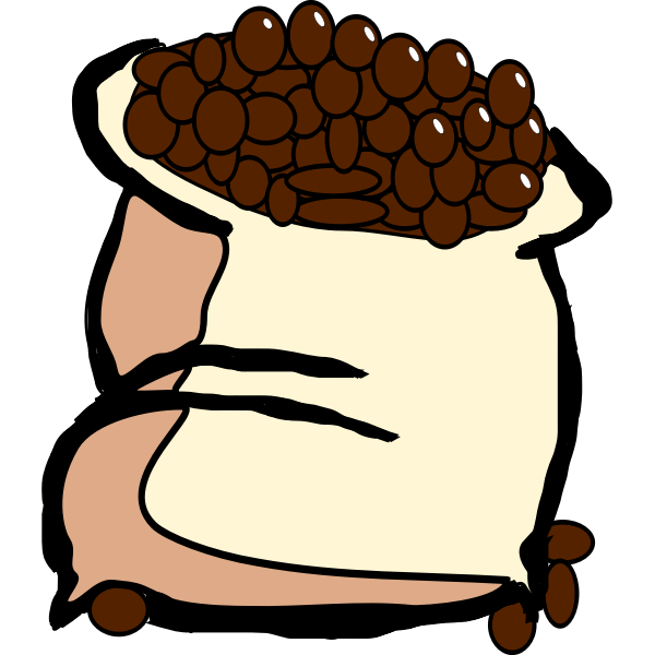 SVG A bag of coffee