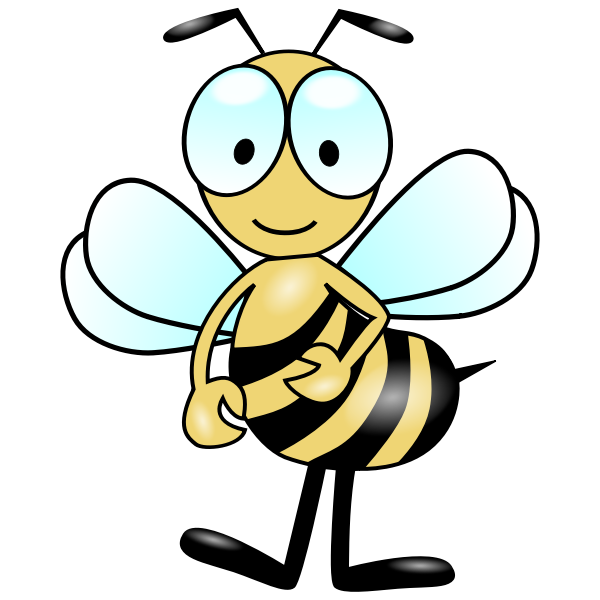 SVG A bee