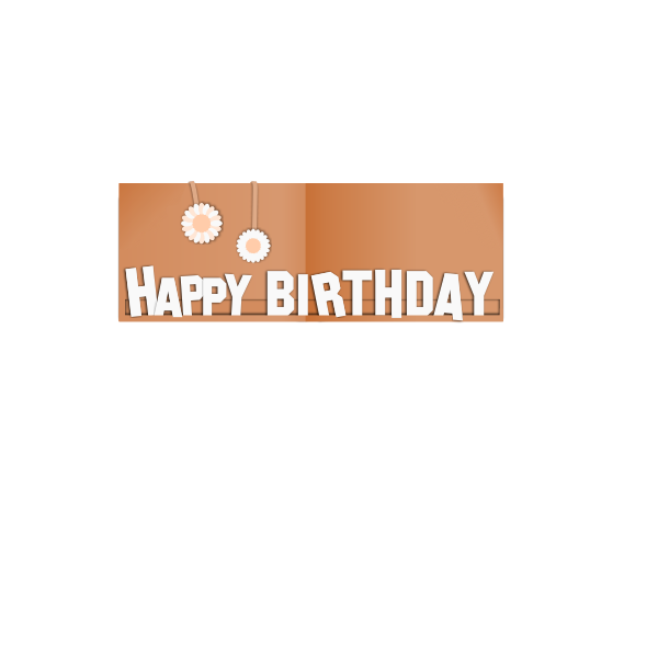 SVG A birthday card