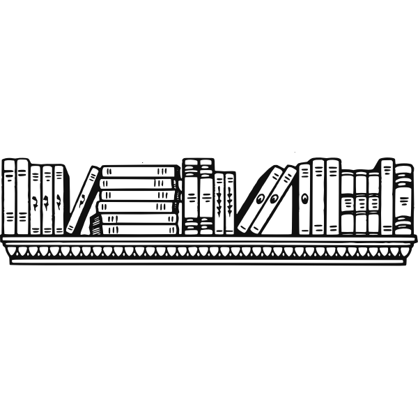 SVG A bookshelf