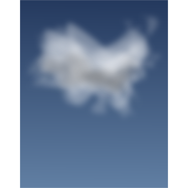 SVG a cloud