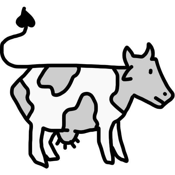SVG A cow