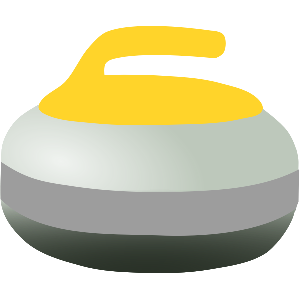 SVG A curling rock