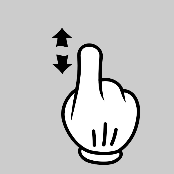 SVG A finger tap