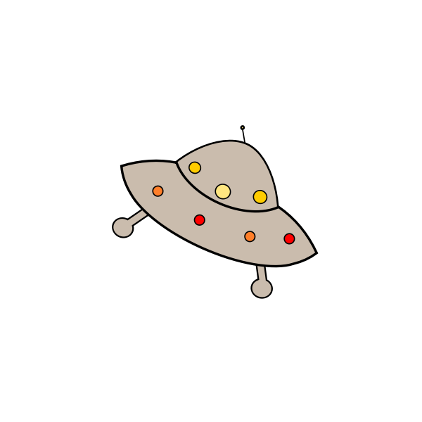 SVG A flying saucer