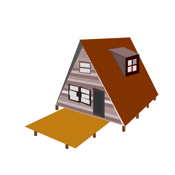 SVG A-Frame-house