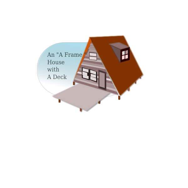 SVG A frame house