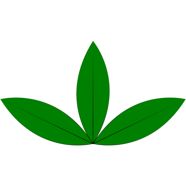 SVG a green sprout