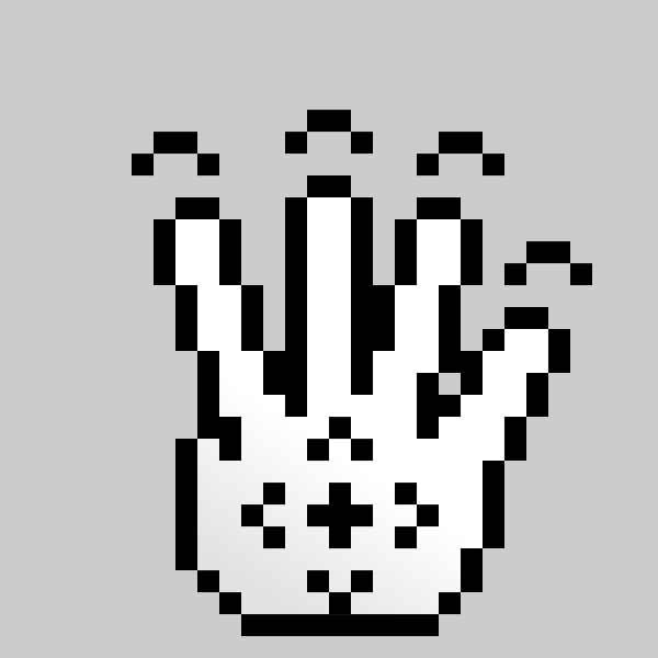 SVG A hand cursor
