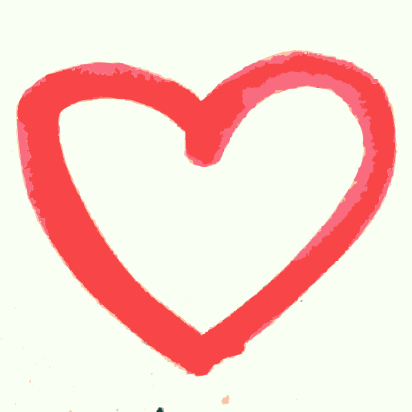 SVG A hand drawn heart