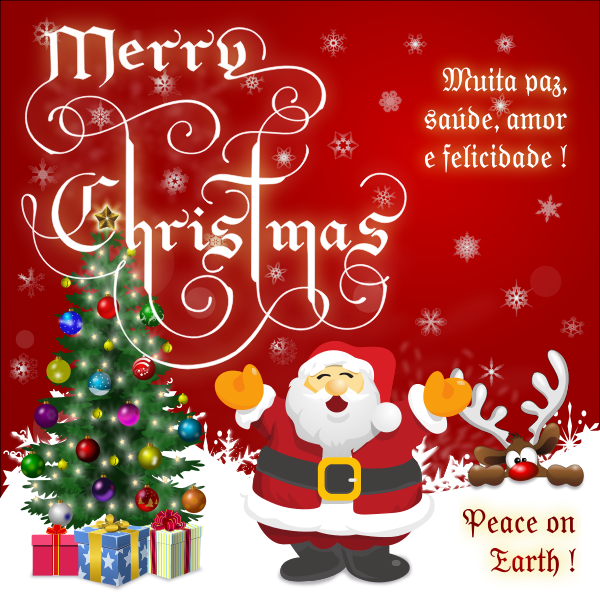 SVG A holiday card