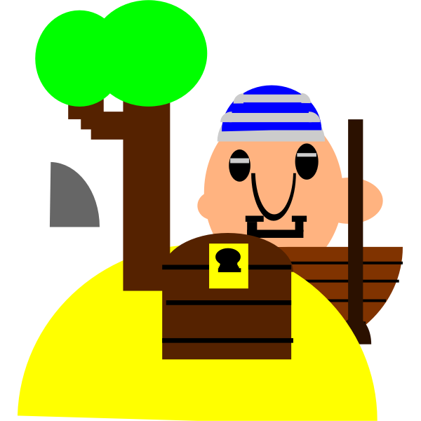 SVG a island