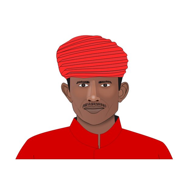 SVG A Man of India