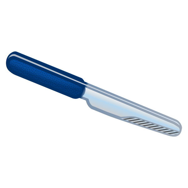 SVG A metal knife