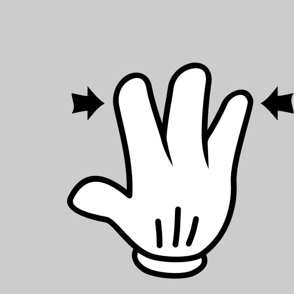 SVG A multitouch icon