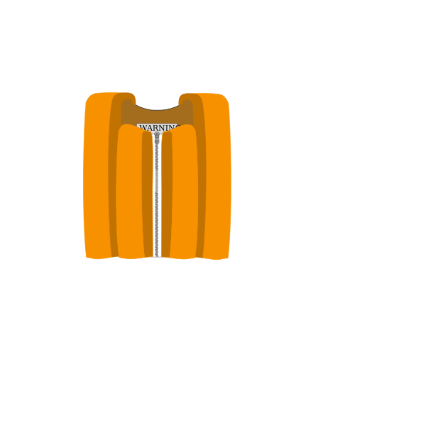 SVG A personal flotation device vector clip art