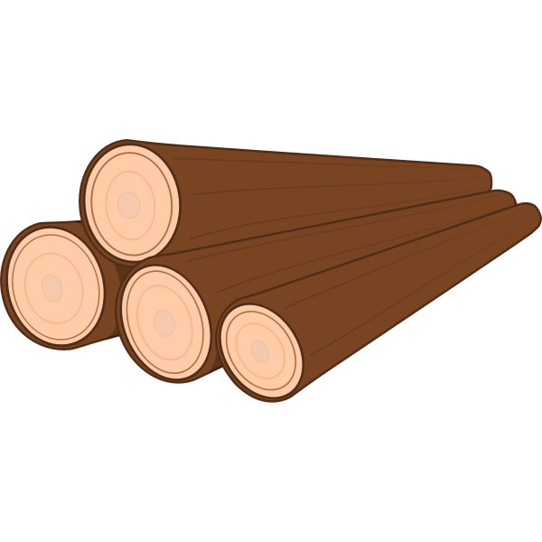 SVG A pile of logs