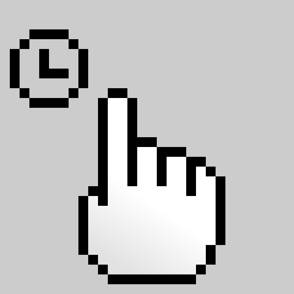 SVG A pixel cursor icon