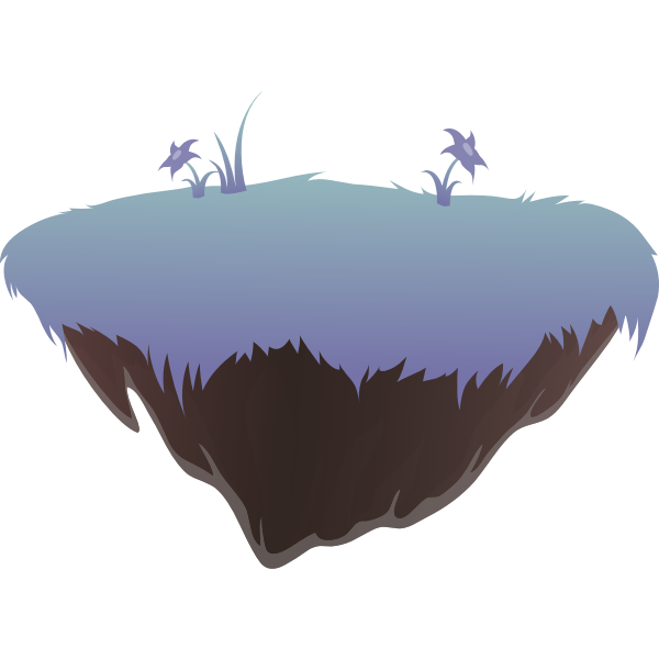 SVG A platform from a video game