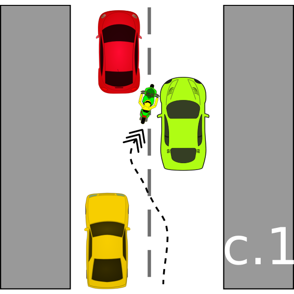 SVG A probable car accident