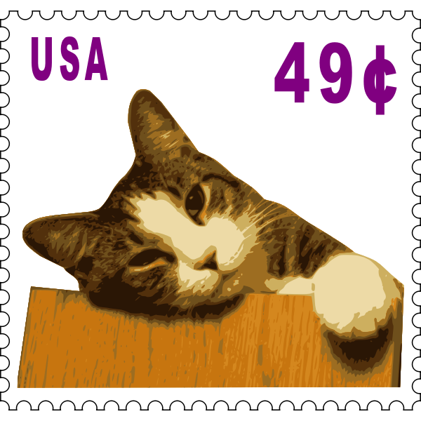 SVG A stamp