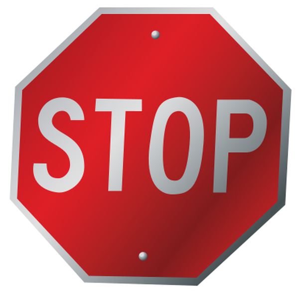 SVG A stop sign