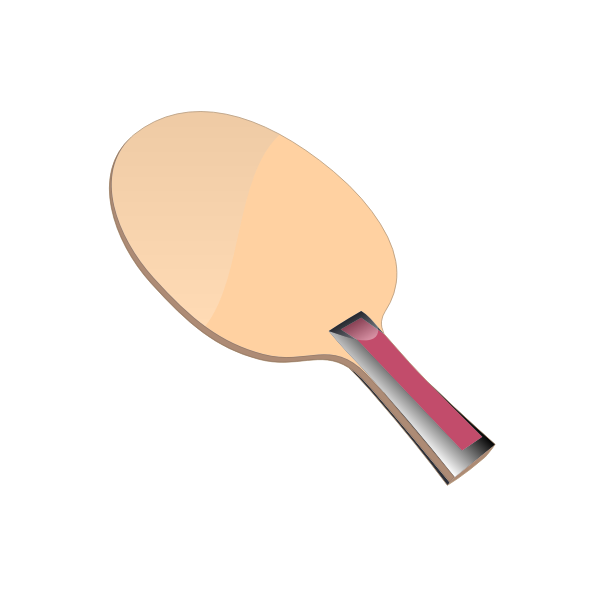 SVG A table tennis racket vector clip rt