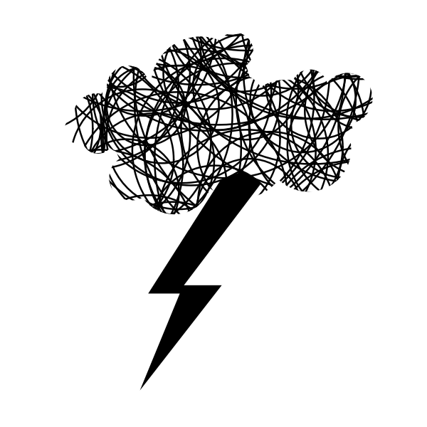 SVG A thunderbolt