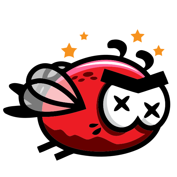 SVG A tipsy bug