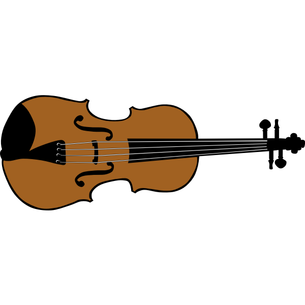 SVG A violin