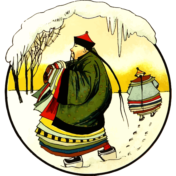 SVG A walk in the snow