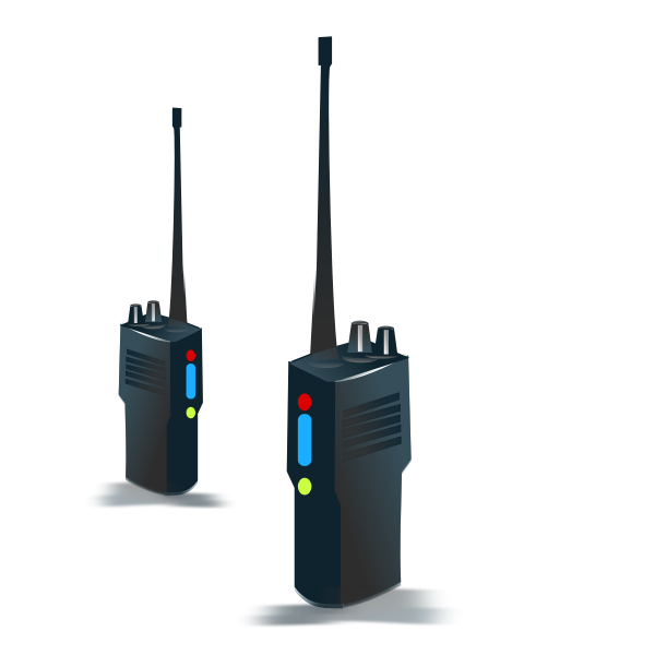 SVG A walkie-talkie vector graphics