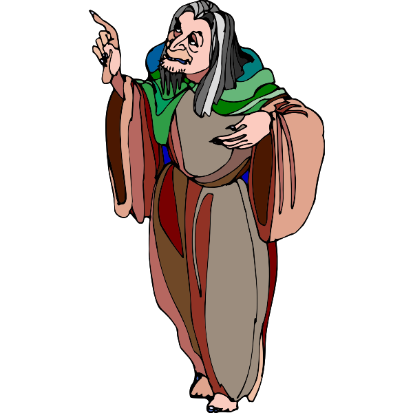 SVG A witch