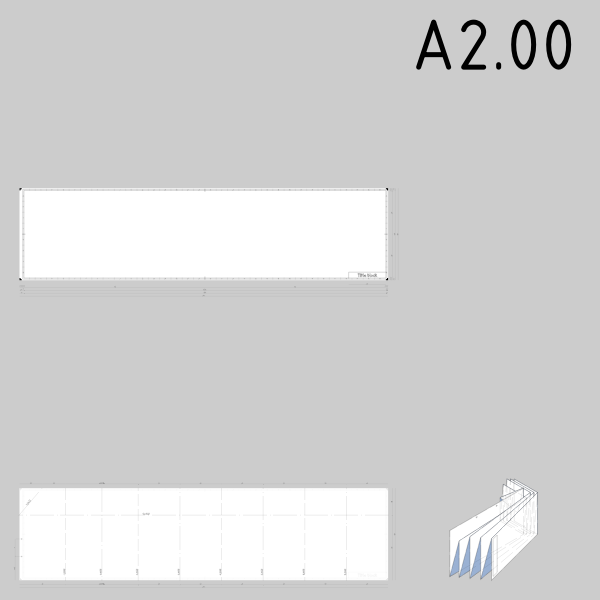 SVG A200 sized technical drawings paper template vector image