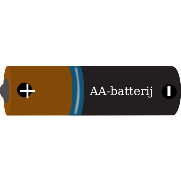 SVG AA-battery vector image