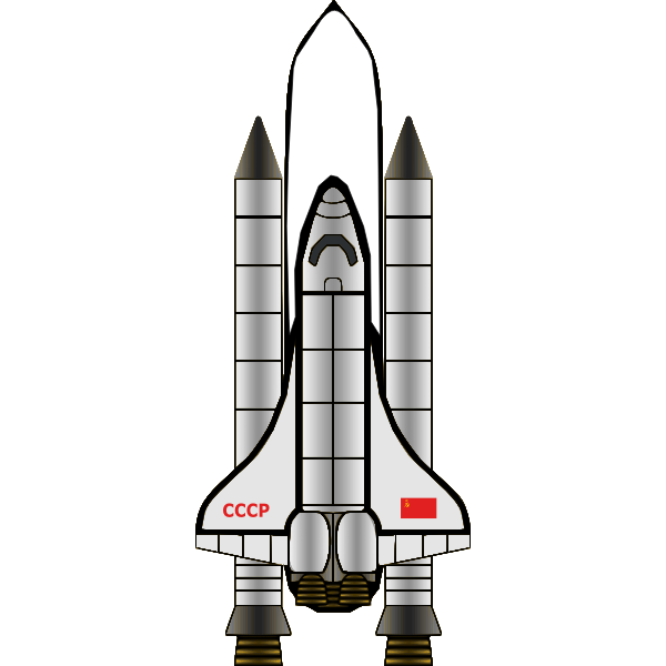 SVG Abandoned space shuttle