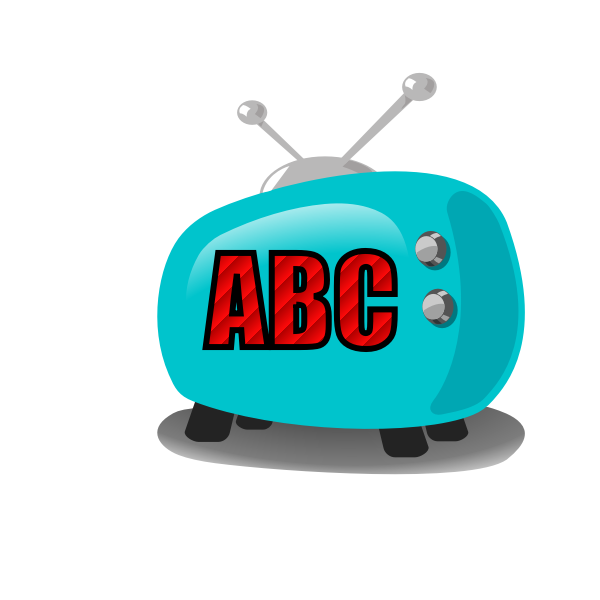 SVG ABC TV cartoon