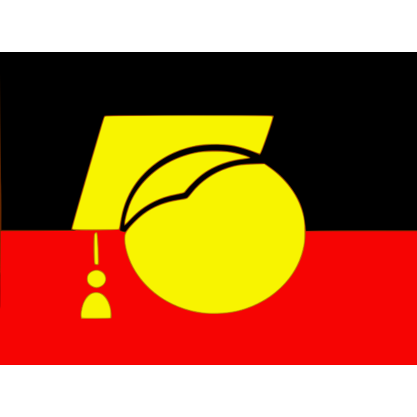 SVG Aboriginal education vector illustration