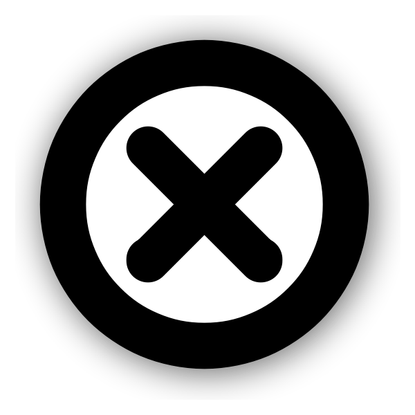 SVG Abort symbol