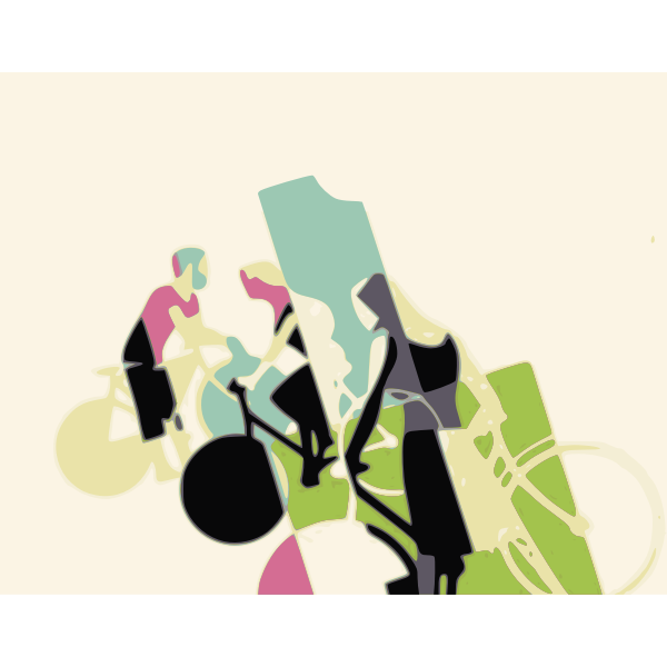 SVG Abstract bike
