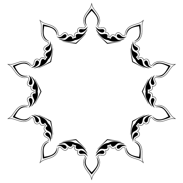 SVG Abstract cadre