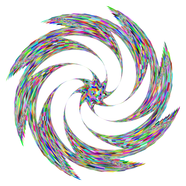 SVG Abstract colored star