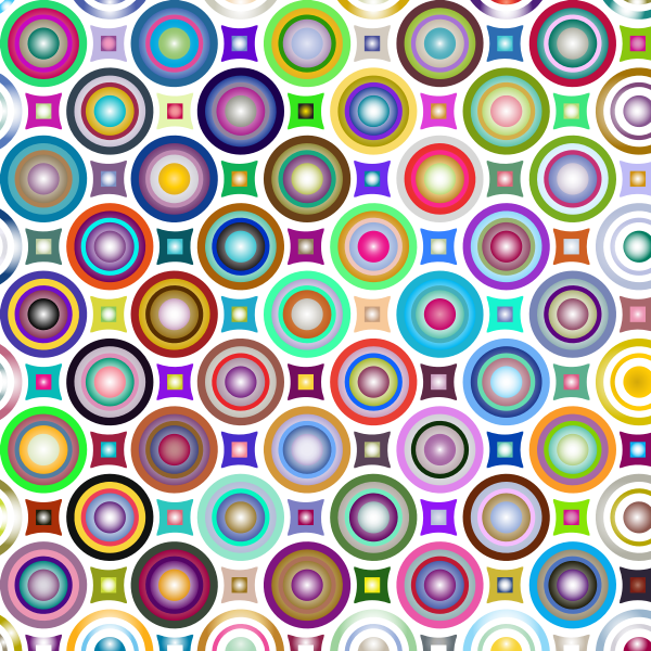 SVG Abstract colorful circles